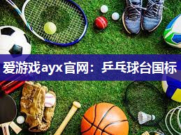 爱游戏ayx官网：乒乓球台国标